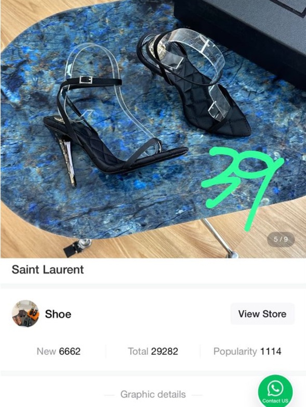 Black Quilted Clear-strap Stiletto Sandals